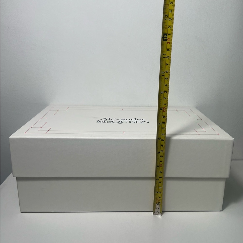 Alexander McQueen AMQ Storage Display Heel Sneaker Sandal Slides Shoebox Box - Picture 14 of 14